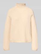 Drykorn Strickpullover mit gerippten Abschlüssen Modell 'SARWEN' in Sa...