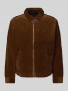 Polo Ralph Lauren Jacke mit Reißverschluss in Mittelbraun, Größe L