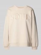 Smith and Soul Sweatshirt mit Stitching und Rundhalsausschnitt in Beig...