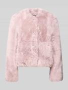 STAND STUDIO Jacke aus Kunstfell Modell 'Halle' in Lila Melange, Größe...