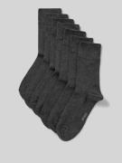 MCNEAL Socken mit geripptem Abschluss im 7er-Pack in Anthrazit Melange...