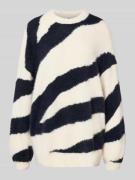 Noisy May Strickpullover mit Rundhalsausschnitt Modell 'HEIDI' in Ecru...