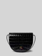 Lauren Ralph Lauren Handtasche aus Rindsleder mit Label-Applikation in...