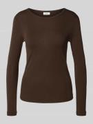 s.Oliver RED LABEL Slim Fit Langarmshirt aus reiner Baumwolle in Dunke...