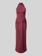 Bardot Slim Fit Abendkleid mit Rollkragen Modell 'Isadora' in Bordeaux...