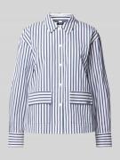 JOOP! Hemdbluse mit Knopfleiste Modell 'Baraa' in Marine, Größe 36