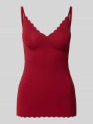 Skiny Trägertop mit herausnehmbaren Pads in Rot, Größe 36