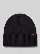 camel active Beanie aus Baumwoll-Kaschmir-Mix in Anthrazit, Größe 1