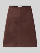 FREE/QUENT Minirock in Leder-Optik Modell 'Lexi' in Dunkelbraun, Größe...