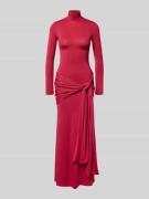 Bardot Slim Fit Abendkleid mit Rollkragen Modell 'Alix' in Bordeaux, G...