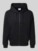 Jack & Jones Sweatjacke mit Kapuze Modell 'BRADLEY' in Black, Größe XX...