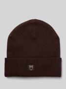 Knowledge Cotton Apparel Mütze aus reiner Wolle Modell 'Merino' in Dun...