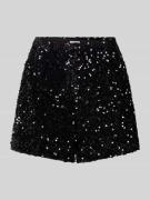 Apricot Bermudas mit Pailletten in Black, Größe XS