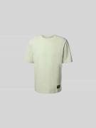 MAISON KITSUNÉ Regular Fit T-Shirt aus reiner Baumwolle in Mint, Größe...