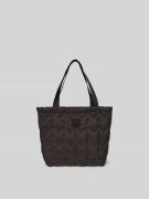 MAISON KITSUNÉ Tote Bag mit Label-Detail in Black, Größe 1