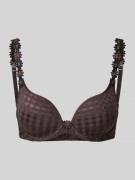 Marie Jo BH in Herzform mit Hakenverschluss Modell 'AVERO' in Dunkelbr...