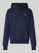Polo Ralph Lauren Hoodie mit Label-Stitching und Känguru-Tasche in Mar...