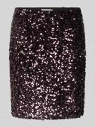 B.Young Minirock mit elastischem Bund Modell 'PAILLET' in Dunkelbraun,...