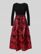 Adrianna Papell Abendkleid im 2-in-1-Look in Rot, Größe 42