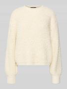 Someday Relaxed Fit Pullover in Bouclé-Optik mit Woll-Anteil Modell 'T...