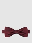 Blick Fliege aus Seide in Bordeaux, Größe 1