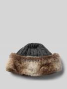Barts Wollmütze mit Kunstfellbesatz in Taupe, Größe 1