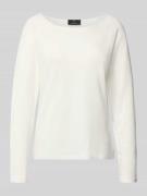 monari Longsleeve aus Viskose-Modal-Mix mit Rundhalsausschnitt in Offw...
