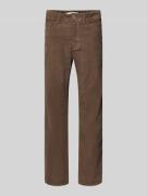 Pepe Jeans Slim Fit Cordhose aus Baumwoll-Mix in Dunkelbraun, Größe 30