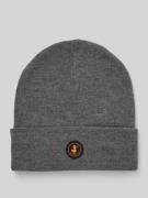 SAVE THE DUCK Mütze in Strick-Optik mit Logo-Applikation Modell 'Lou' ...