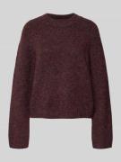 Vero Moda Regular Fit Strickpullover mit Woll-Anteil Modell 'INGRID' i...