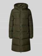 Pieces Regular Fit Steppmantel mit Storm Cuffs Modell 'BEE' in Khaki, ...