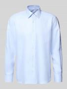 ETERNA Modern Fit Businesshemd mit Knopfleiste in Bleu, Größe 39