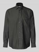 ETERNA Comfort Fit Business-Hemd mit Kentkragen in Anthrazit, Größe 41