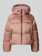 WITHBLACK Steppjacke mit Kapuze in Altrosa, Größe L