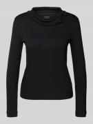 Marc Cain Longsleeve mit Rundhalsausschnitt in Black, Größe 34