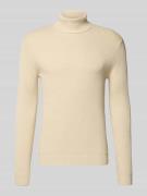 SELECTED HOMME Regular Fit Rollkragenpullover aus reiner Baumwolle Mod...