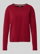 BOSS Regular Fit Pyjama-Oberteil aus Baumwoll-Mix in Rot, Größe L