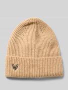 Pieces One Size Mütze mit Woll-Anteil Modell 'NIVA' in Beige Melange, ...