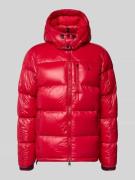 Polo Ralph Lauren Steppjacke mit Label-Stitching in Rot, Größe L