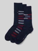 Tommy Hilfiger Socken aus Baumwoll-Mix im 3er-Pack in Marine, Größe 39...