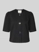 Neo Noir Blazer mit 1/2-Arm Modell 'Xanthe' in Dunkelgrau, Größe 34