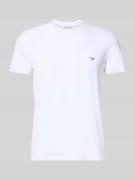 Emporio Armani T-Shirt mit Label-Print im 2er-Pack in Weiss, Größe L