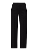 Karl Lagerfeld Marlenehose mit Webmuster in Black, Größe 42