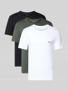 BOSS Regular Fit T-Shirt Set aus reiner Baumwolle im 3er-Pack in Mitte...