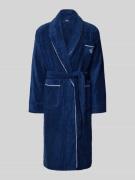 Polo Ralph Lauren Bademantel mit Reverskragen in Dunkelblau, Größe L/X...