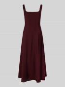 Mango Knielanges Kleid mit Karree-Ausschnitt Modell 'ROBERTS' in Borde...