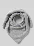 OPUS Schal mit Logo-Patch in Strick-Optik Modell 'Amadsi' in Hellgrau,...