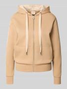 Guess Sweatjacke mit Kapuze in Beige, Größe L
