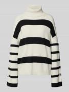 Liu Jo White Regular Fit Rollkragenpullover aus reiner Wolle Modell 'L...