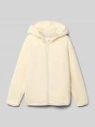 KARL KANI Jacke aus Teddyfell in Ecru, Größe 122